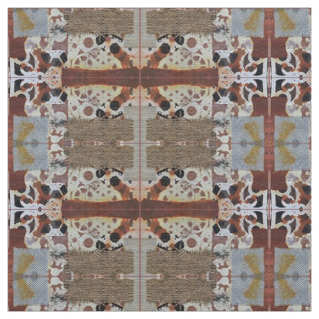 Rusted  fabric (Swatch)