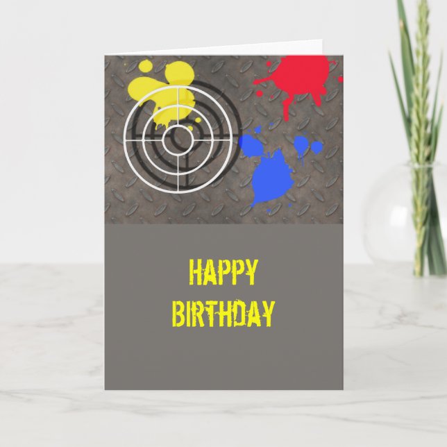 Rusted Grate with Gun Sight Card (Front)