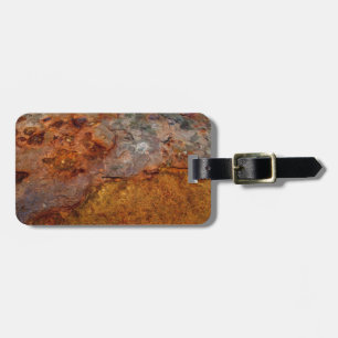 Rusted luggage tag