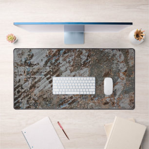 Rusted Metal, A Gel Print Abstract Desk Mat