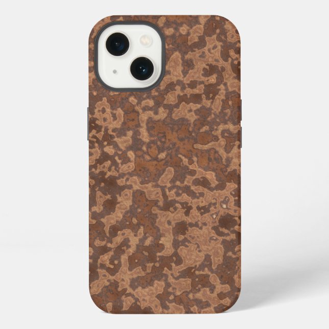 Rusted metal abstract 2 iPhone case (Back)