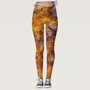 Rusted metal surface leggings