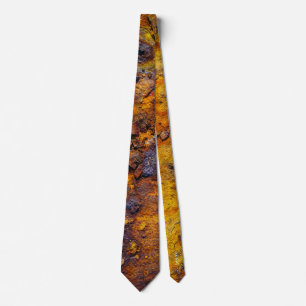 Rusted metal surface tie