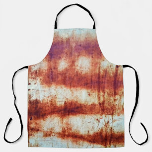 Rusted metal, textured background. apron