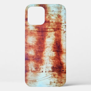 Rusted metal, textured background. iPhone 12 case