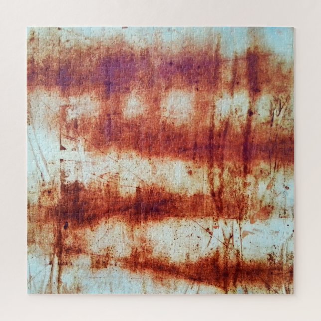 Rusted metal, textured background. jigsaw puzzle (Vertical)