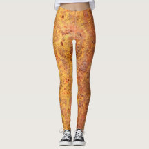 Rusted Riveted Metal Leggings