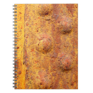 Rusted Riveted Metal Photo Notebook