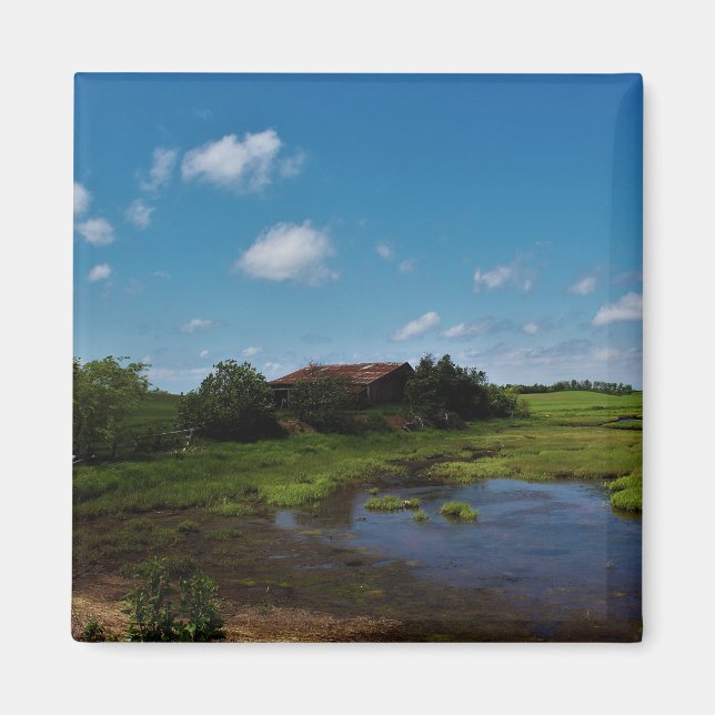 Rusted Rooftop Magnet (Front)