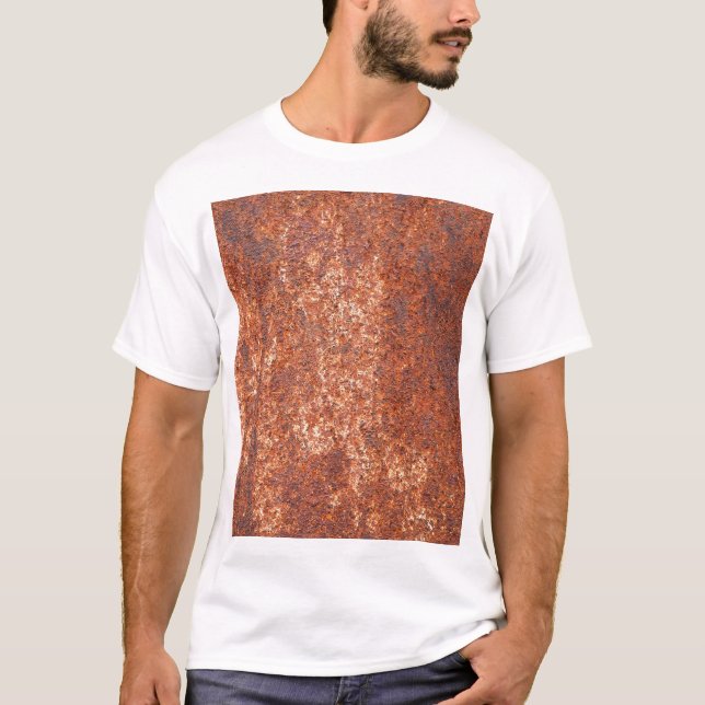 Rusted steel texture, abstract background. T-Shirt (Front)