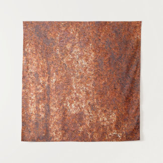 Rusted steel texture, abstract background. tapestry