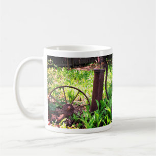 Rusted Things Flower Garden Coffee Mug