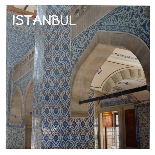 Rustem Pasha Mosque in Istanbul Tile (Front)