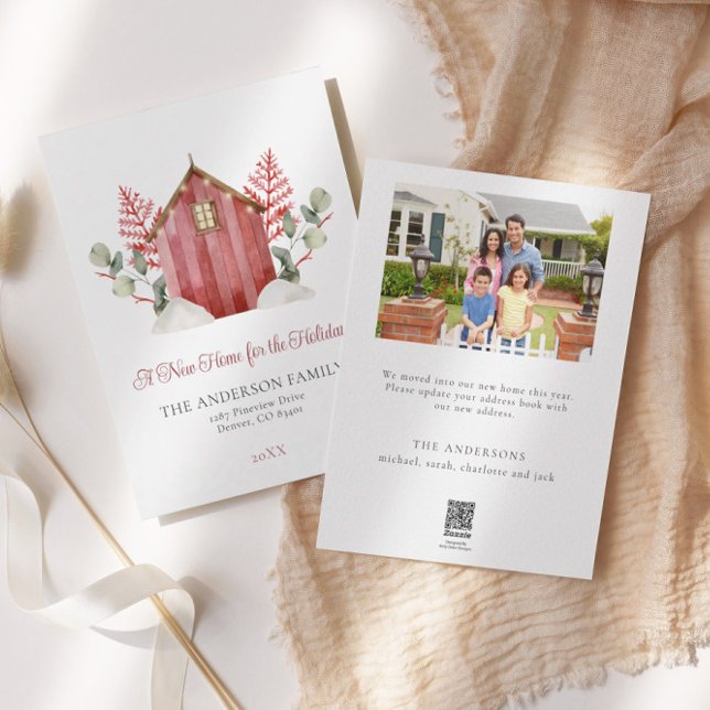 Rustic A New Home for the Holidays | Christmas Holiday Card (Creator Uploaded)