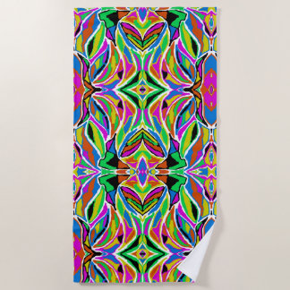Rustic Abstract Beach Towel
