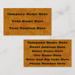 Rustic Abstract Modern Contemporary Geometric Art Business Card