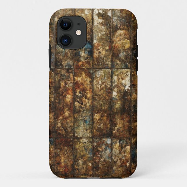  Rustic Abstract Texture Mobile Case (Back)