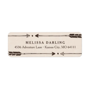 Rustic Adventure Themed Address Labels