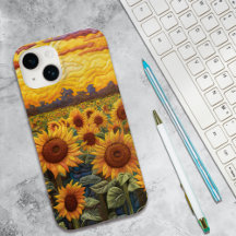 Rustic Aesthetic Sunflower Sunset