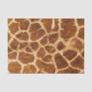 rustic african fashion safari animal giraffe print tissue paper