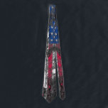 Rustic American Flag Tie<br><div class="desc">Wear your American pride!</div>