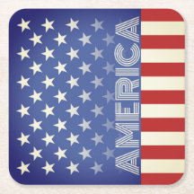 Rustic American themed coasters