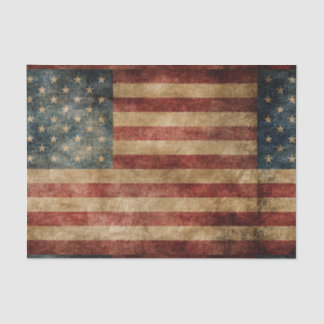 rustic americana,usa flag,grunge,vintage,tradition tissue paper