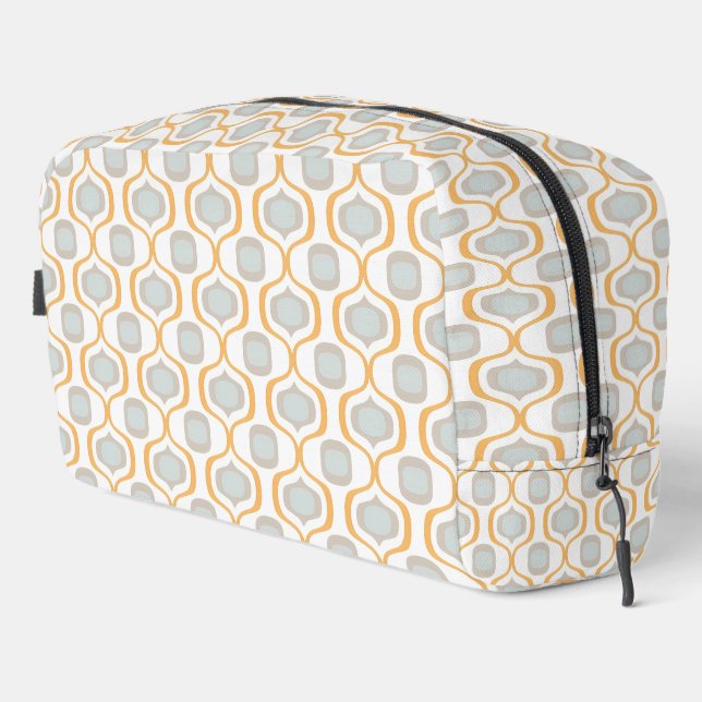 Rustic Angles: Farmhouse Geometric Shades Dopp Kit (Right Corner)