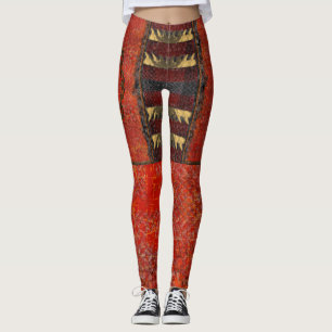 Rustic Antique Ancient Renaissance Tome 3 Leggings