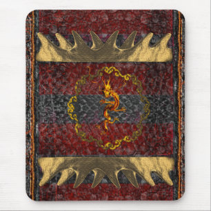 Rustic Antique Ancient Renaissance Tome 3a Mouse Mat