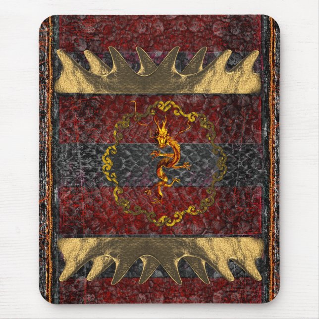 Rustic Antique Ancient Renaissance Tome 3a Mouse Mat (Front)
