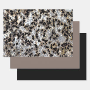 Rustic Antique Cheetah print design Wrapping Paper Sheet