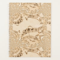 Rustic Antique Musical Notes