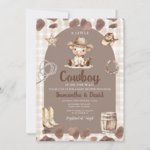 Rustic Arch Country Western Baby Shower  Invitation