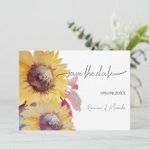 Rustic Artistic Sunflower Watercolor Art