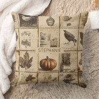 Rustic Autumn Ephemera Collage | Warm Earthy (2)