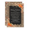Rustic Autumn Fall Invites | Wood Barn Wedding
