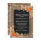 Rustic Autumn Fall Invites | Wood Barn Wedding