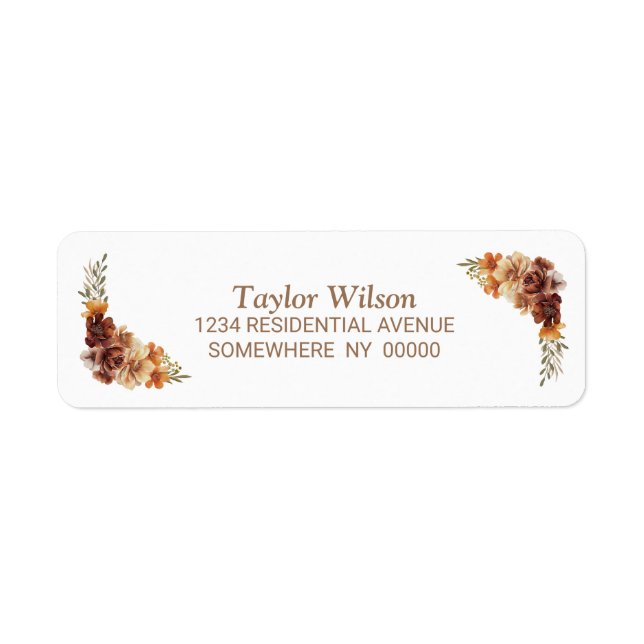Rustic Autumn Floral (Front)
