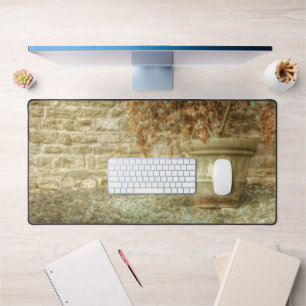 Rustic Autumn Garden Desk Mat