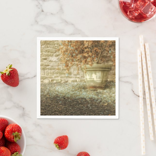 Rustic Autumn Garden Napkin (Insitu)