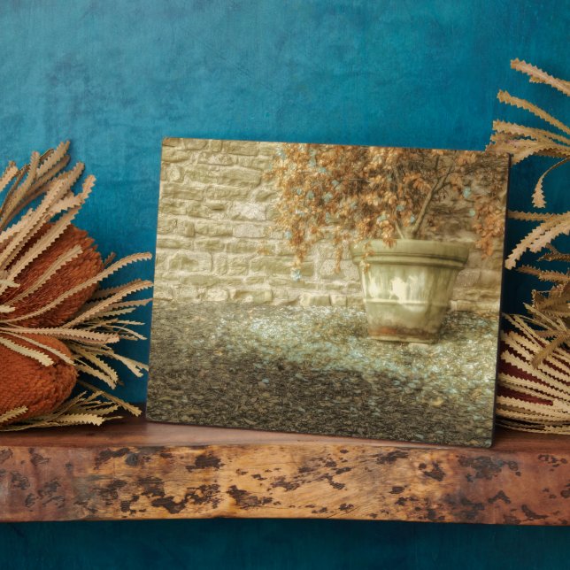 Rustic Autumn Garden Plaque (Side)