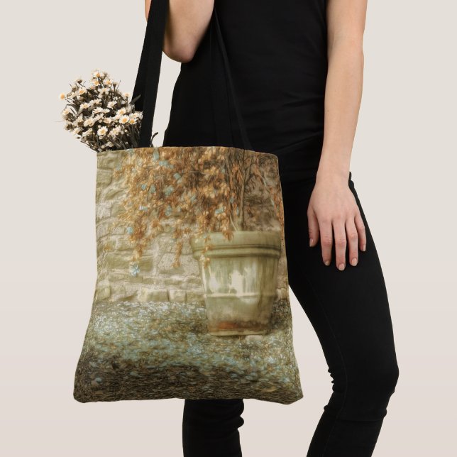 Rustic Autumn Garden Tote Bag (Close Up)