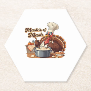 Rustic Autumn Harvest Folk Classic T-Shirt Paper Coaster