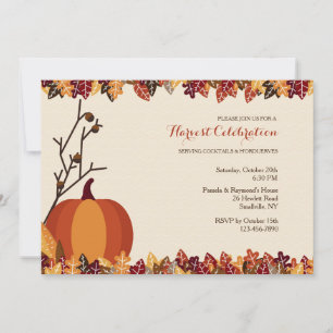 Rustic Autumn Invitation