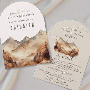 Rustic autumn landscape details enclosure Card