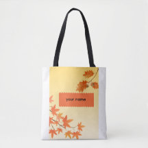 Rustic Autumn Leaves Fall Foliage Personalised