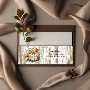 Rustic Autumn Leaves Little Pumpkin Baby Shower