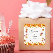 Rustic Autumn Leaves Wedding