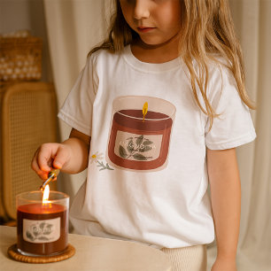 Rustic Autumn Magnolia Candle T-Shirt